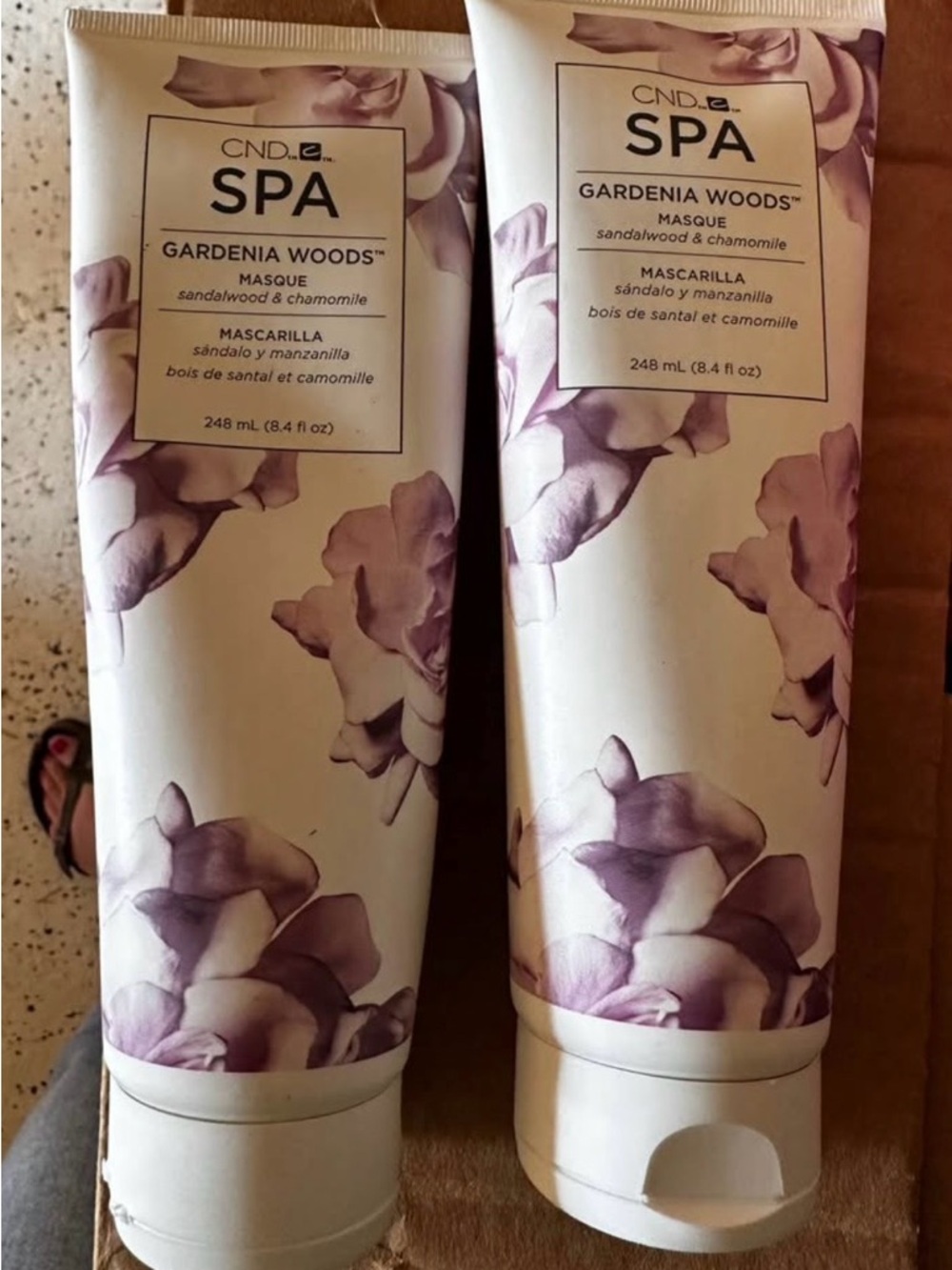 CND SPA pedicure Mask Gardenia Woods Masque - Sandalwood & Chamomile
